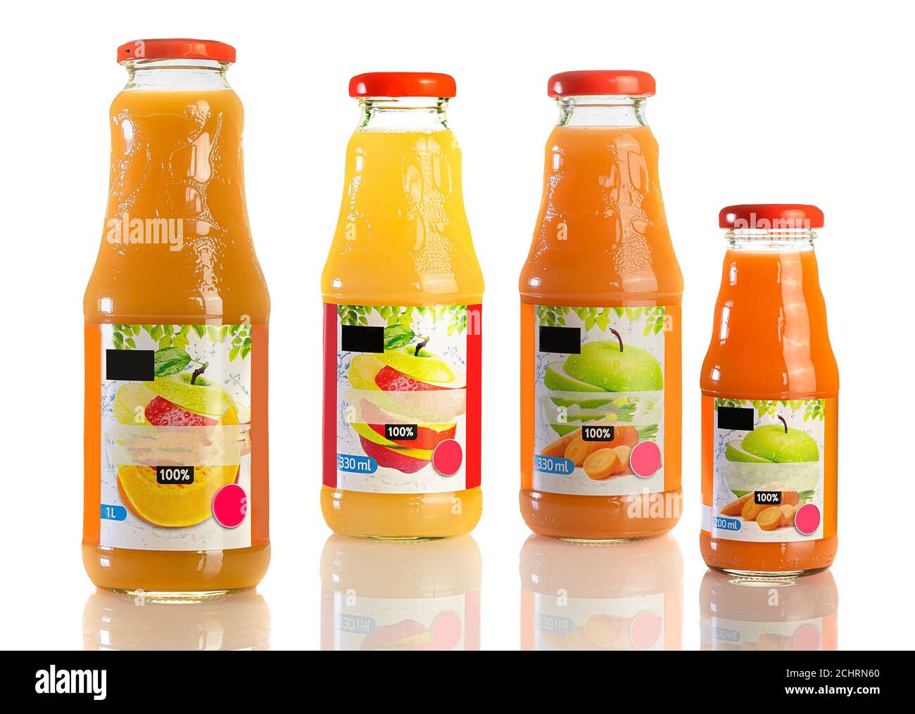 Bright Juice From Different Fruits In Glass Jars In A Cafe Stock Photo,  Picture and Royalty Free Image. Image 84190353.