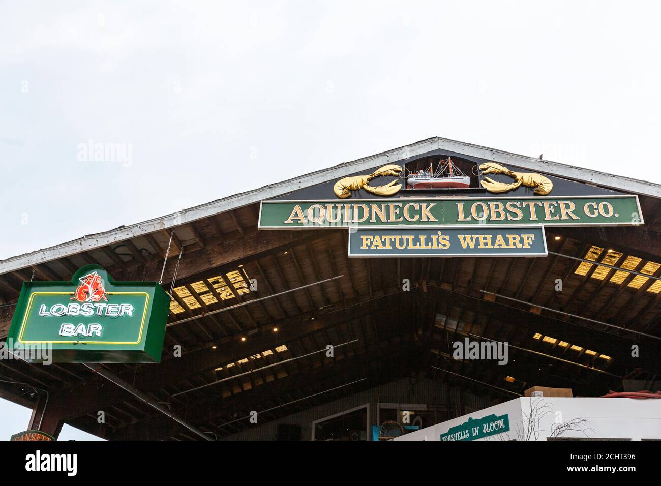 The Aquidneck Lobster Bar, Bowens Wharf, Newport, Rhode Island, USA