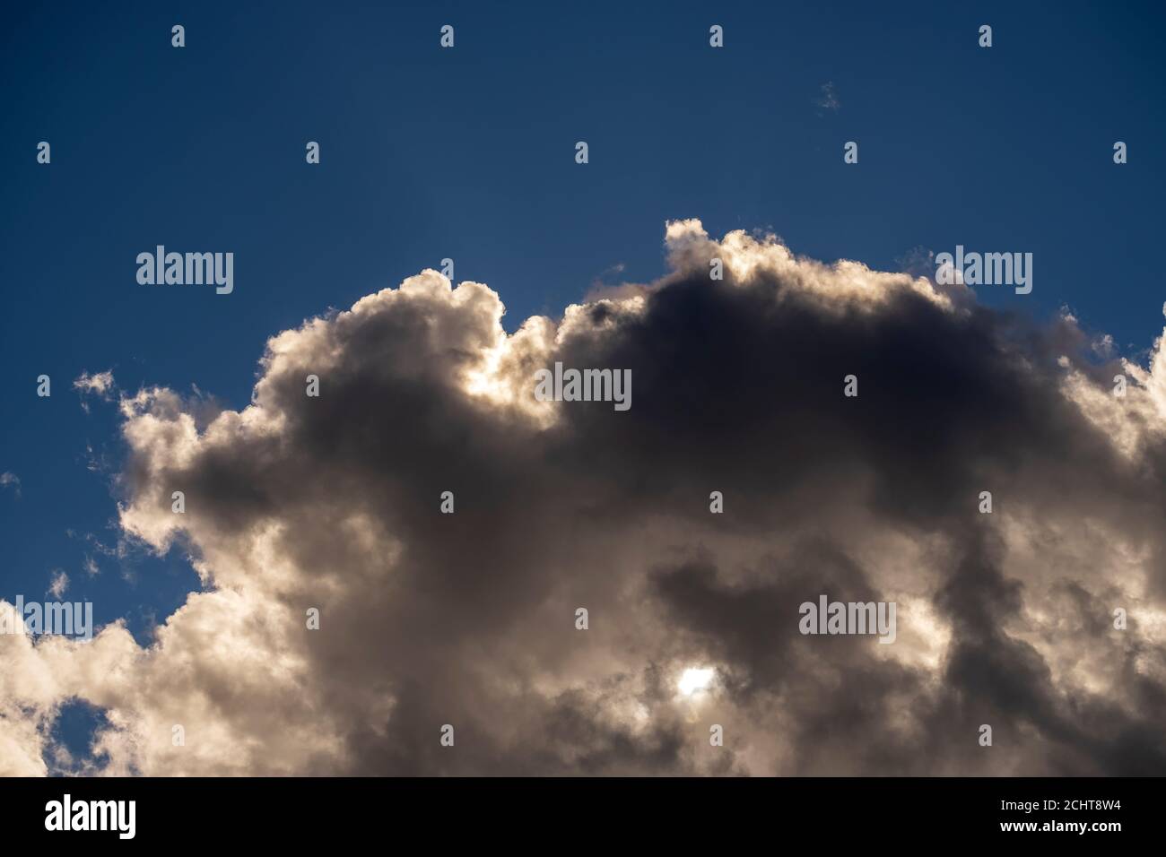 White clouds cumulus floating on blue sky for backgrounds concept Stock ...