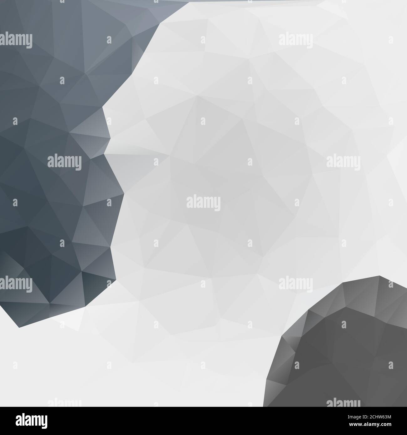 Grey Triangular Design On Abstract Low Poly Geometric Polygonal Background Vector Illustration Stock Vector