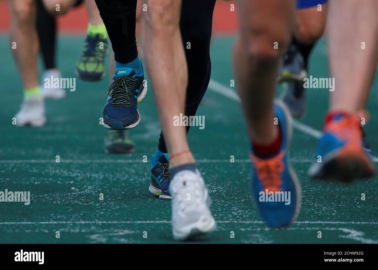 Asics Running High Resolution Stock Photography and Images - Alamy