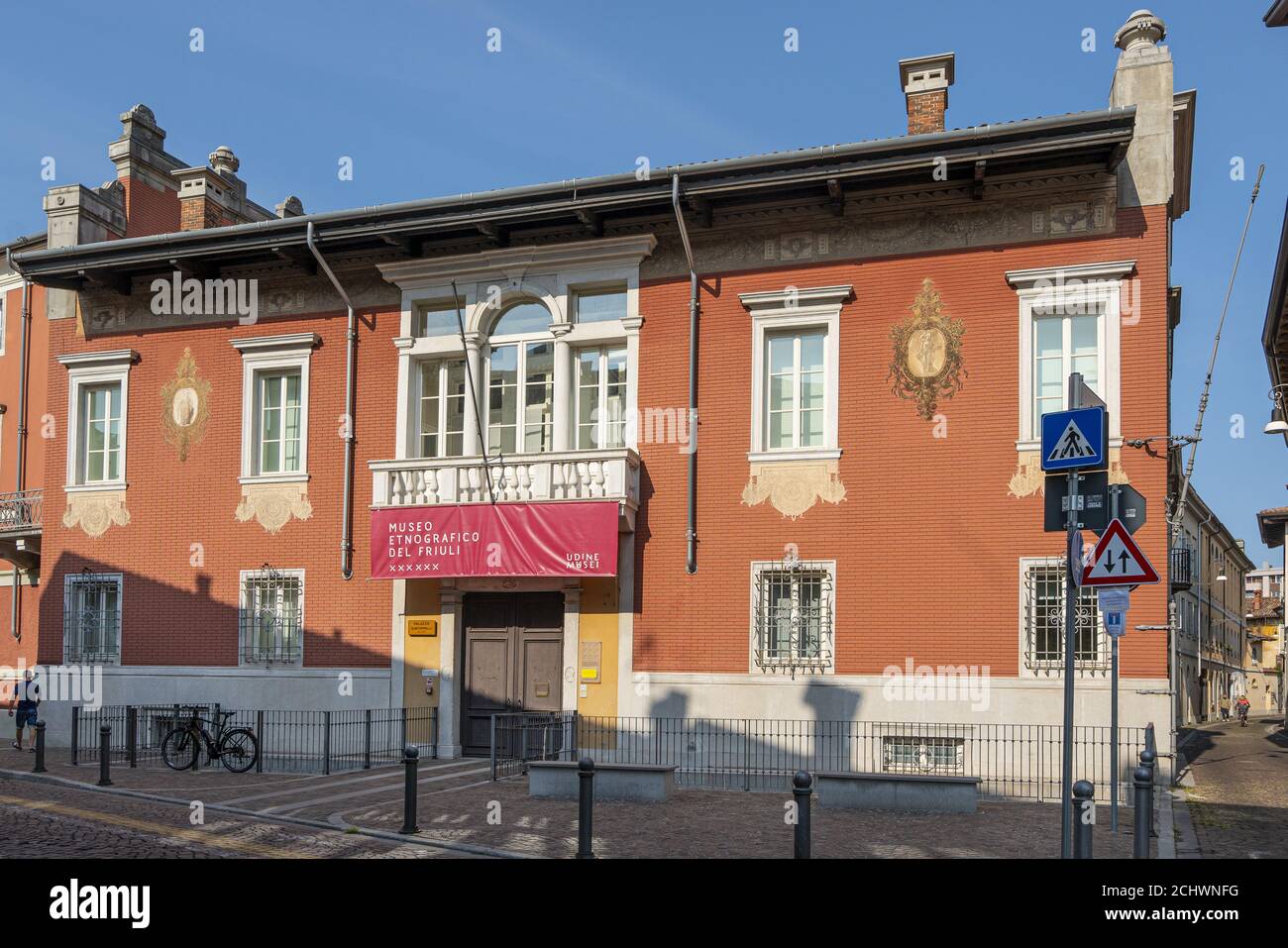 the building of the ethnographic museum of the Friuli region Stock Photo