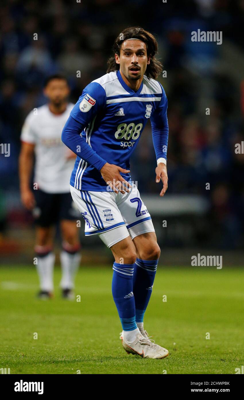 Soccer Football Championship Bolton Wanderers V Birmingham City University Of Bolton Stadium Bolton Britain August 22 2018 Birmingham City S Jota Action Images Ed Sykes Editorial Use Only No Use