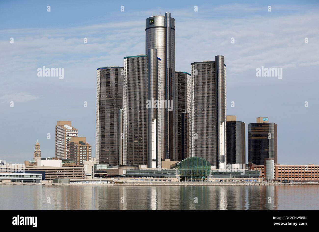 The General Motors Co Headquarters Is Seen In Detroit Michigan From Across The Detroit River In Windsor Ontario Canada January 11 2019 Reuters Rebecca Cook Stock Photo Alamy