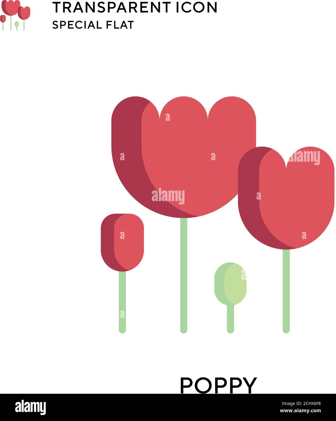 Poppies and wild grass Stock Vector Images - Alamy
