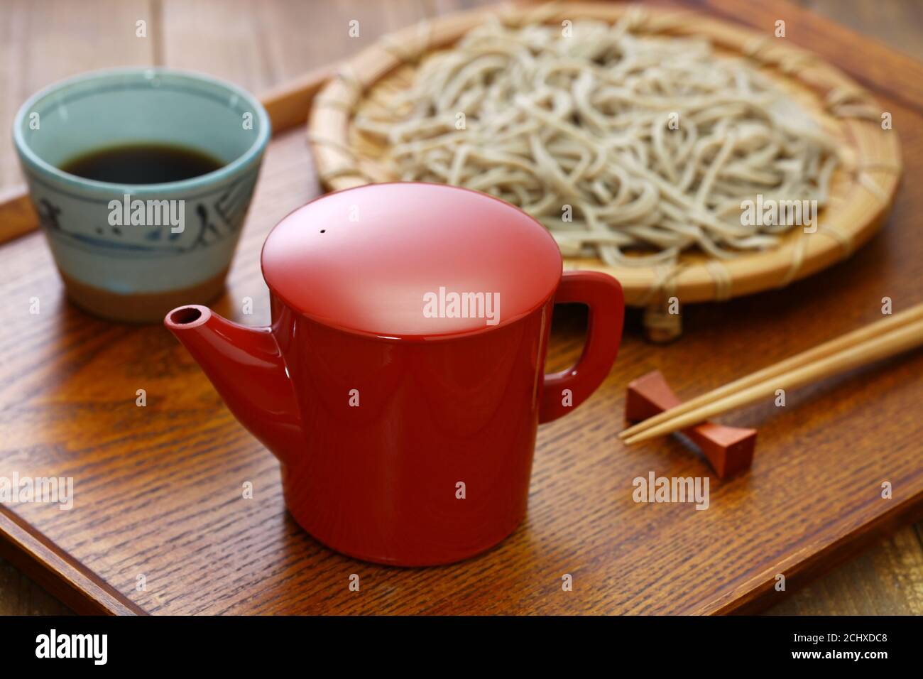 Sobayu is the hot water from boiling noodles in buckwheat noodle