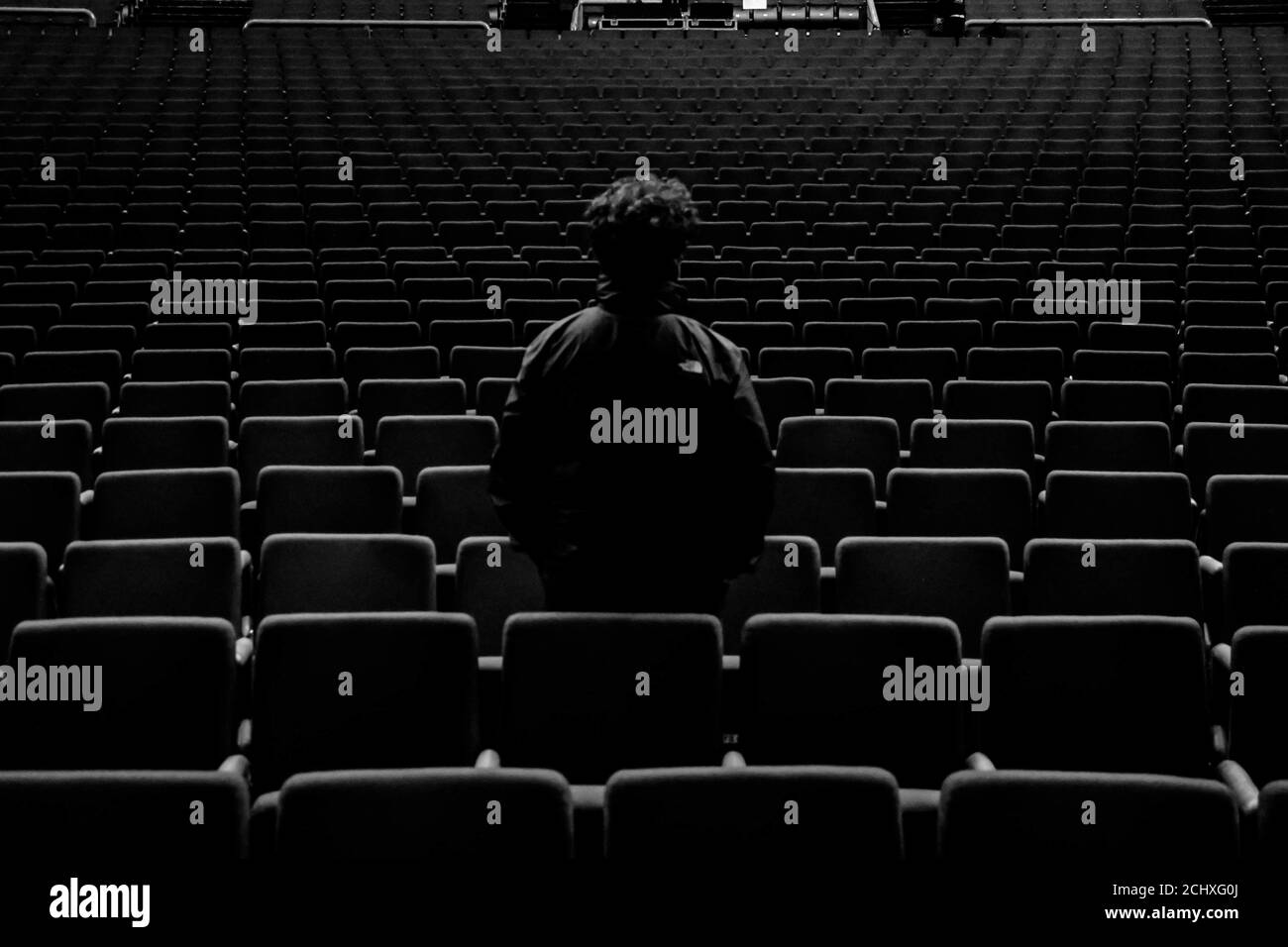 Empty stage theatre Black and White Stock Photos & Images - Alamy