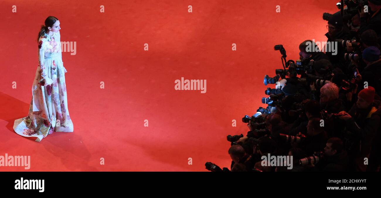 Actress Zoe Kazan arrives for the screening of the movie The Kindness