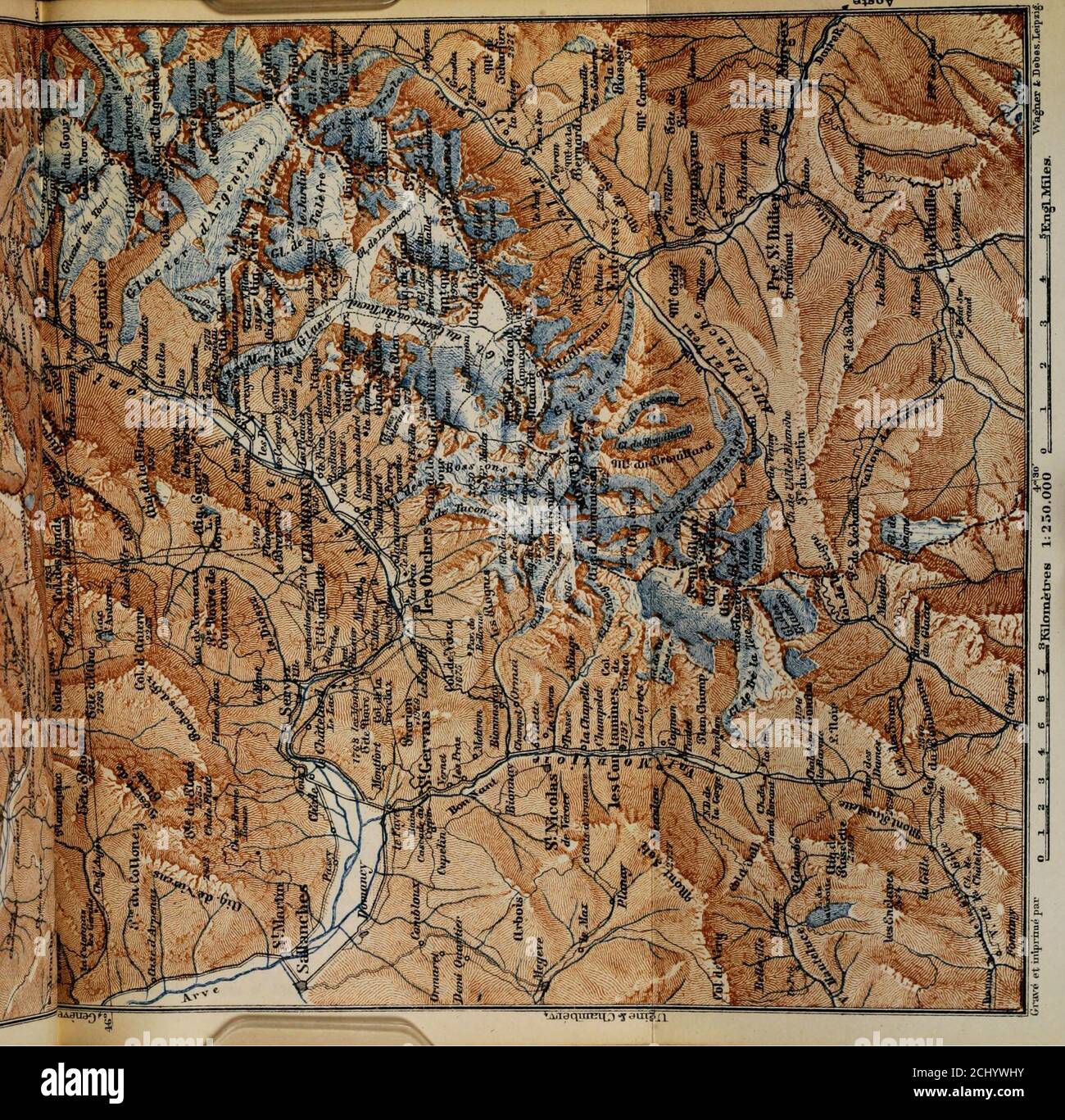 Switzerland: and the adjacent portions of Italy, Savoy, and the Tyrol :  handbook for travellers . Guides. CHA.MONIX. 72. Route. 241 engage a guide  for the passage of the Mer de