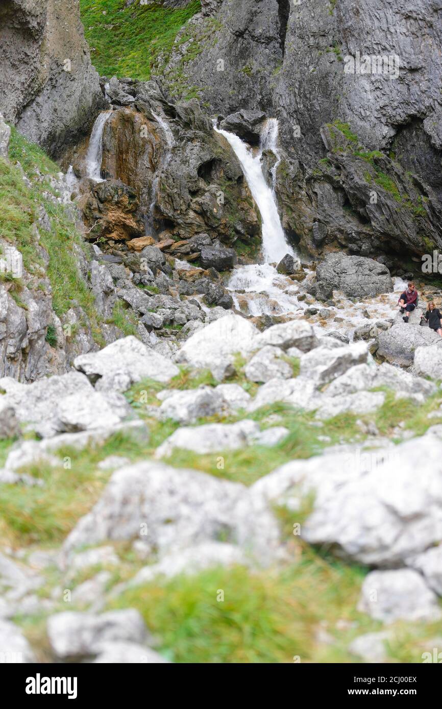 Gordale Scar Waterfall In Malhamdale Of The Yorkshire Dales National gordale-scar-waterfall-in-malhamdale-of-the-yorkshire-dales-national