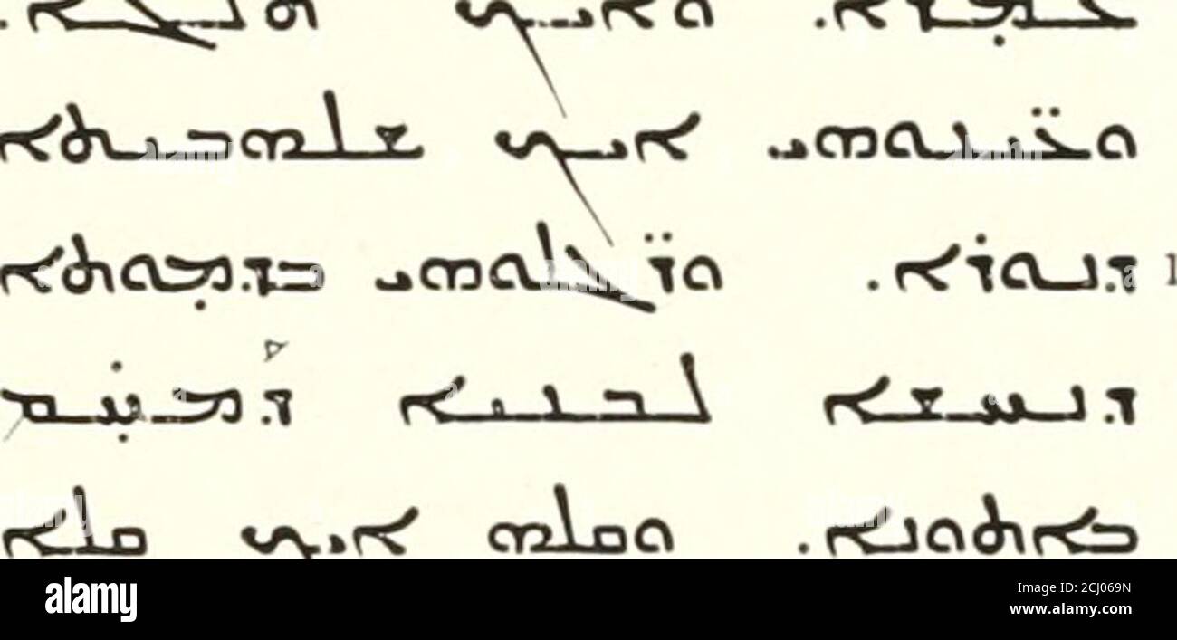 . The Apocalypse of St. John in a Syriac version hitherto unknown, ed. from a MS. in the Library of the Earl of Crawford and Balcarres . ^A^ rCto .. T»7i  AvJi-^ , a «&gt;A73 rtf»)iJ.l ri-.i-nA-^rk■^ Q-OQiAiA&gt;.i r^.k-Z.O =i^ ^ • -&lt; —■rdJ ^an^ .^C ^  Koctua oocp .r^i 00 Sk. I rqa j .lACUaiA rdia.TJ!^ r »r&lt;s h.   Sn J3 rd-M o i rdJ—33 . Aq I T.IO r«AQ-iJ3.T r^:t i  n . » tr^ ^-i-Sl^cLa r&lt;^  -I T..1^ . -I vft N r&lt;s -I T. .r&lt;^ijLS3 .iv .UJJ .t r JL. K* rila en i .1 11 1 JX)&lt;sa2^r^^ roi a. r A&gt; ^ ■ ) vYlcniJO.i ocn; -2&gt;.i ^ . ri-TD en .t .1 rC^ T 1JS3 V^71 Stock Photo