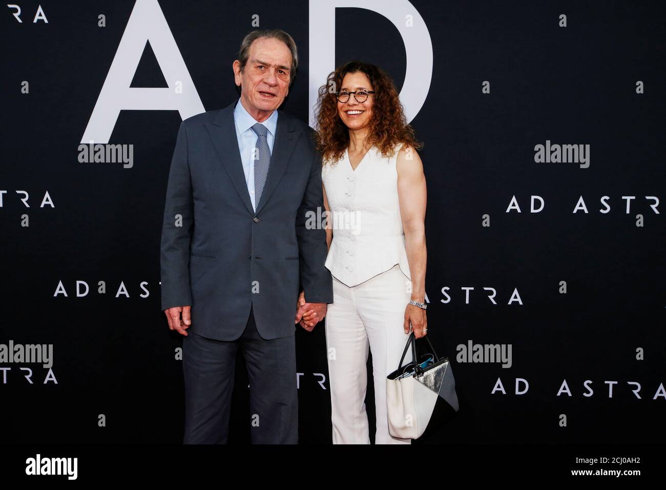 Cast member Tommy Lee Jones and his wife Dawn Laurel-Jones attend the  premiere for the film "Ad Astra" in Los Angeles, California, U.S.,  September 18, 2019. REUTERS/Mario Anzuoni Stock Photo - Alamy