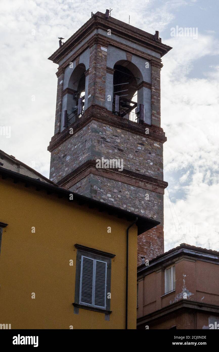 View of Lucca Architecture in the Old Town Stock Photo