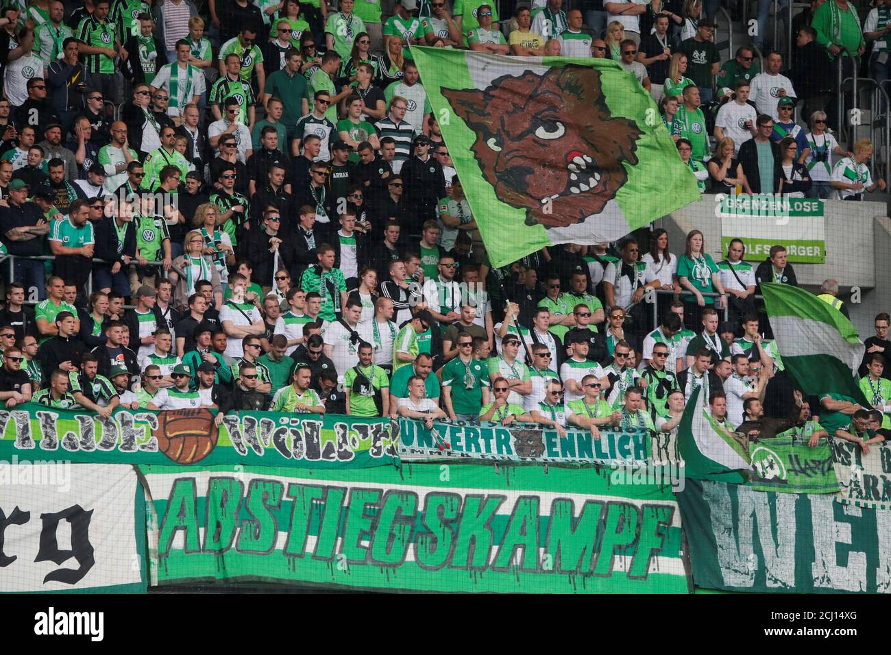 Soccer Football Bundesliga Vfl Wolfsburg V Fc Cologne Volkswagen Arena Wolfsburg Germany May 12 2018 Wolfsburg