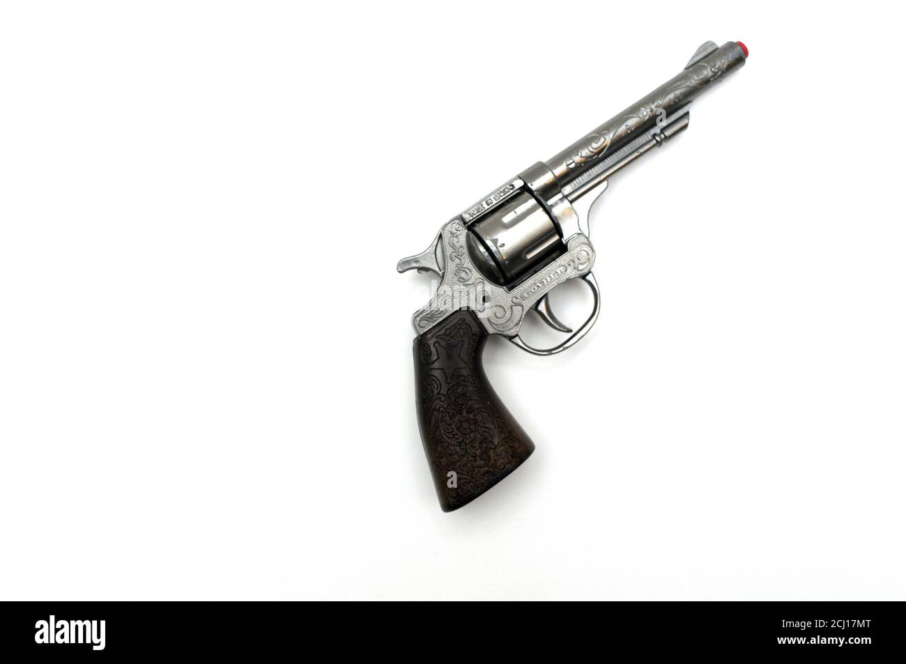 vintage cowboy pistol toy Stock Photo