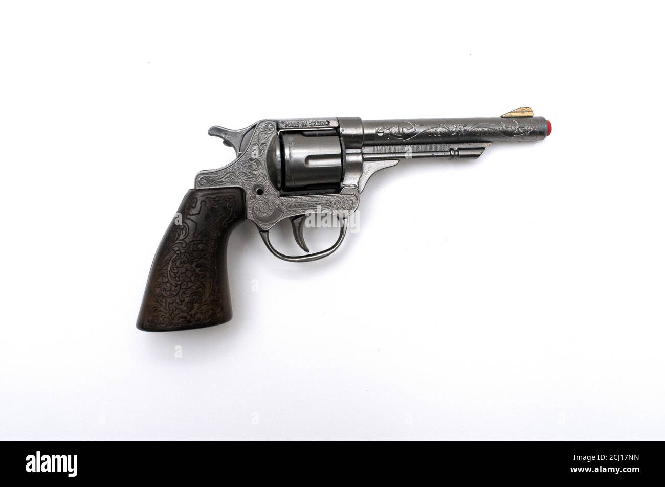 vintage cowboy pistol toy Stock Photo