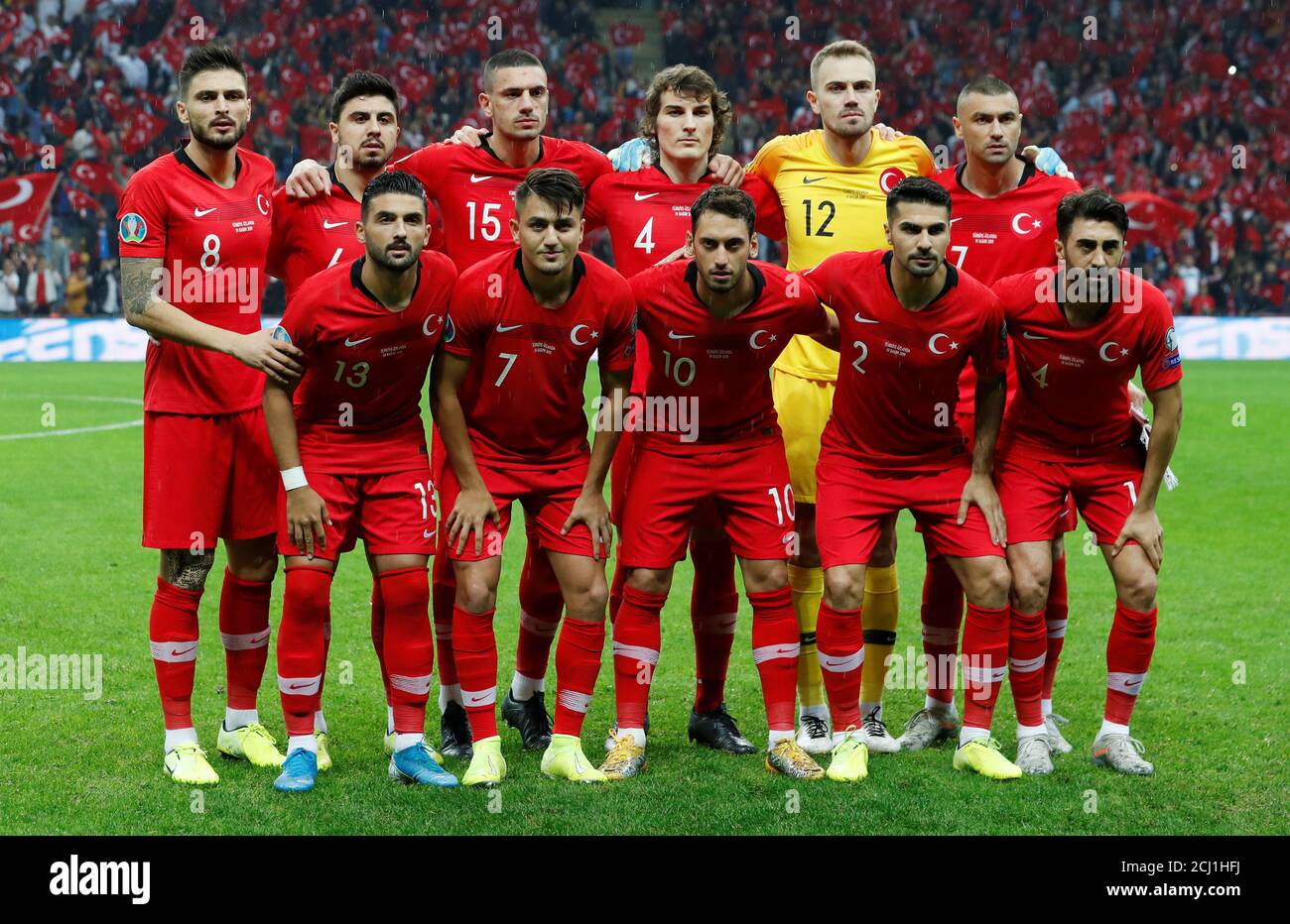 Soccer Football - Euro 2020 Qualifier - Group H - Turkey v Iceland - Turk  Telekom Stadium, Istanbul, Turkey - November 14, 2019 Turkey team group  REUTERS/Murad Sezer Stock Photo - Alamy