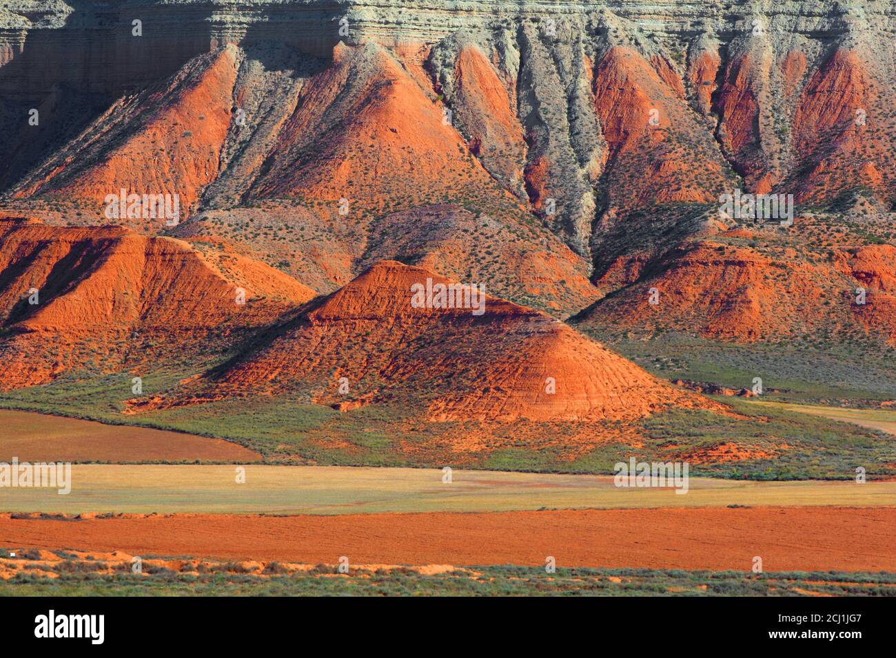 Steppes of Belchite, Spain, Aragon, El Planeron, Belchite Stock Photo