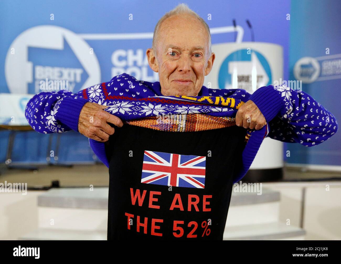 Brexit Party supporter Barry Clarkson 