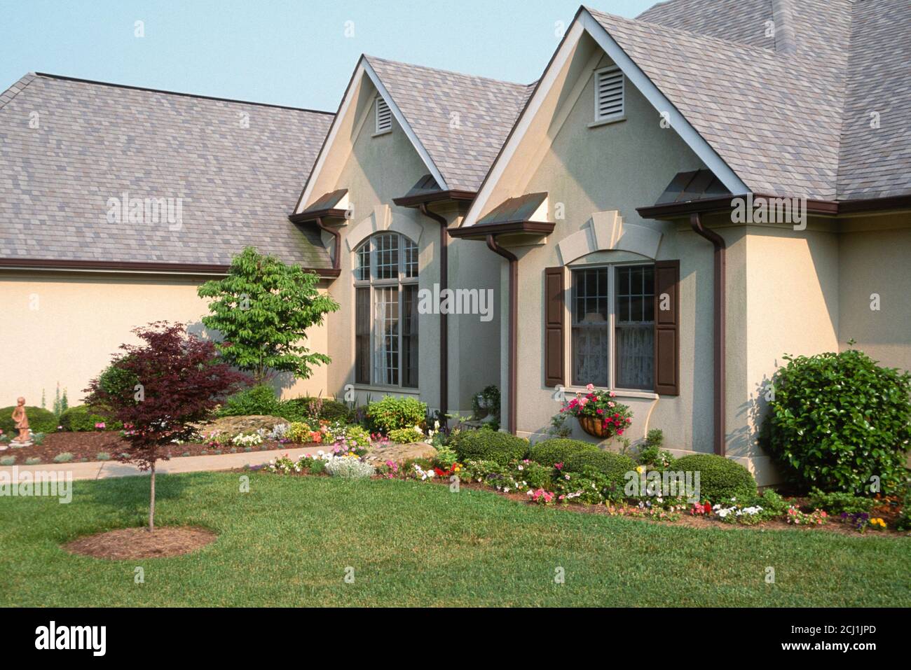 Wellkept house in USA Stock Photo Alamy