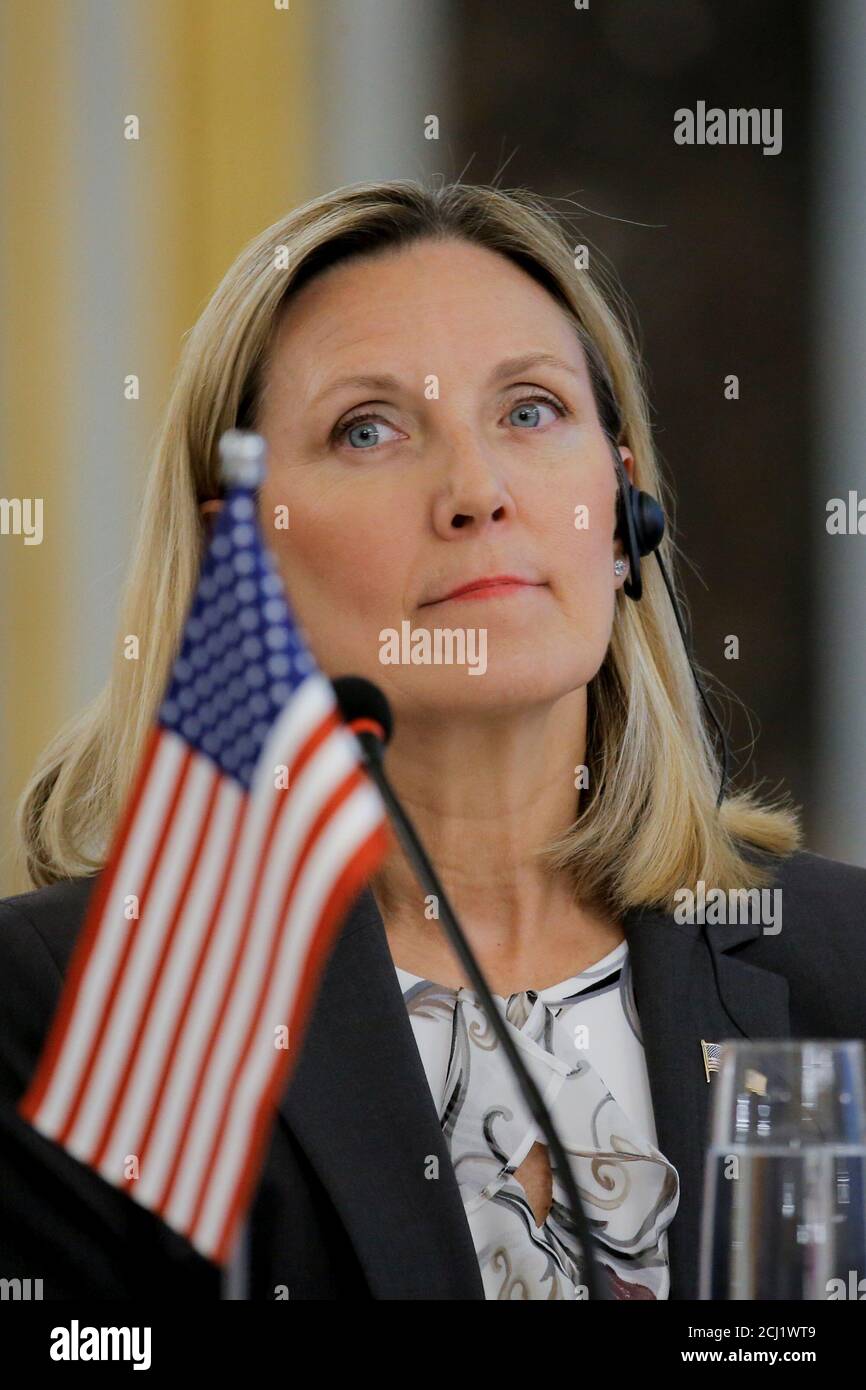 U.S. Under-Secretary of State Andrea Thompson attends a Treaty