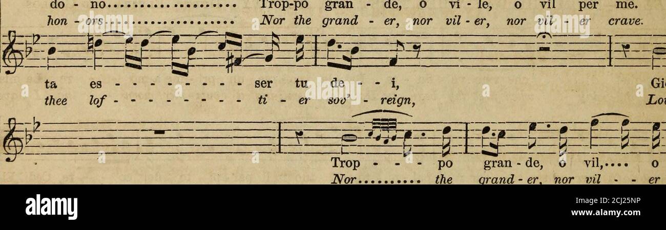 Verdi's opera Ernani : containing the Italian text, with an translation and the music of all the principal airs. . Pu-ro amor de-si o da te.Pow-er hov-ring -