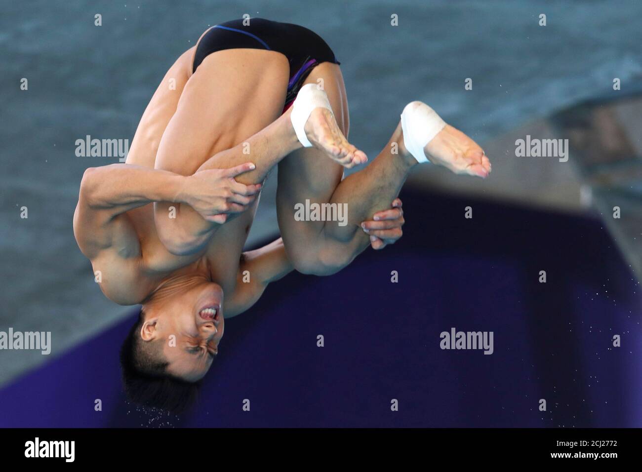 Southeast Asian Games Rhythmic Gymnastics New Clark City Aquatic Center Capas Philippines December 7 2019 Malaysia S Ooi Tze Liang In Action During The Men S 3m Springboard Final Reuters Athit Perawongmetha Stock Photo Alamy