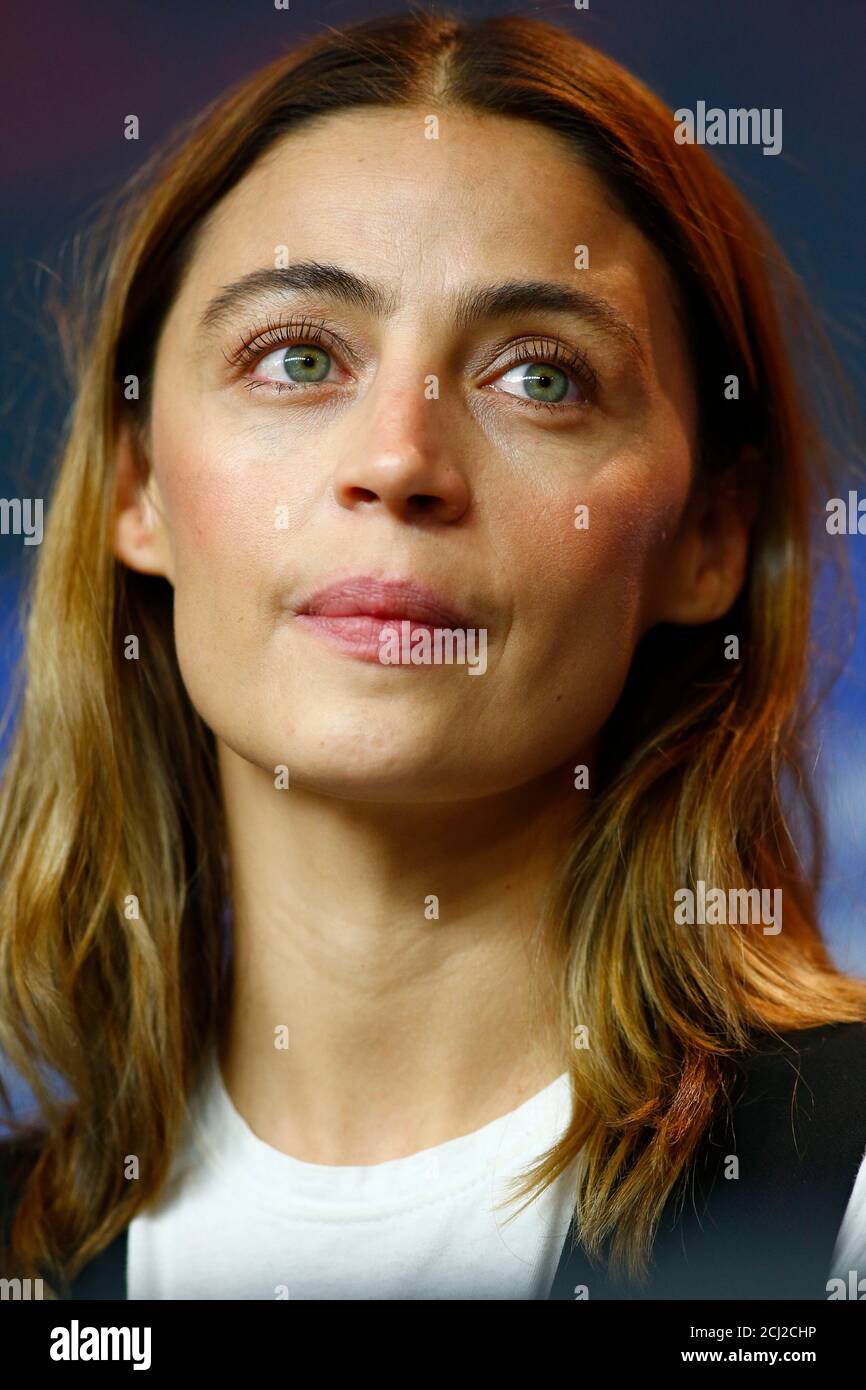 Actress Ilse Salas attends a news conference to promote the movie Museo