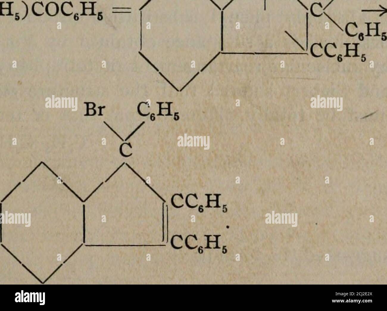 American chemical journal . sh the character of thesecond ring and to  locate the remaining groups it was necessaryto introduce a hydrocarbon  residue in place of bromine orethoxyl. This was accomplished