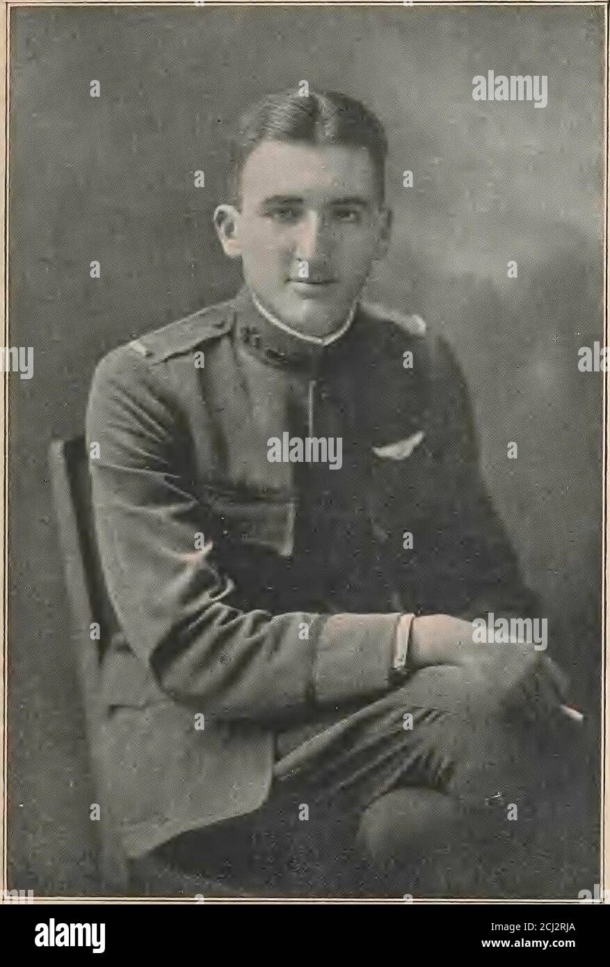 . New England aviators 1914-1918; their portraits and their records . ssoudun, France, when the Armistice was signed. (Por-trait on opposite page.) DWIGHT FLETCHER BARNES Second Lieutenant, A.S., U.S.A. Son of J. Fletcher and Anna E. (Baldwin) Barnes, of Bedford,Mass.; was born at Hubbardston, JMass., Jan. 23, 1890. He waseducated at Mt. Hermon School, Mass., and at the Mass. Agricul-tural College, Amherst. He enlisted, Nov. 3, 1917, and attended the M.I.T. GroundSchool; going from there to Cornell University. He trained in flyingat Gerstner Field, Lake Charles, La.; and had advanced traininga Stock Photo