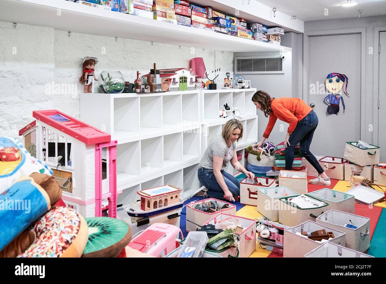 GET ORGANIZED WITH THE HOME EDIT, from left: Joanna Teplin, Clea ...