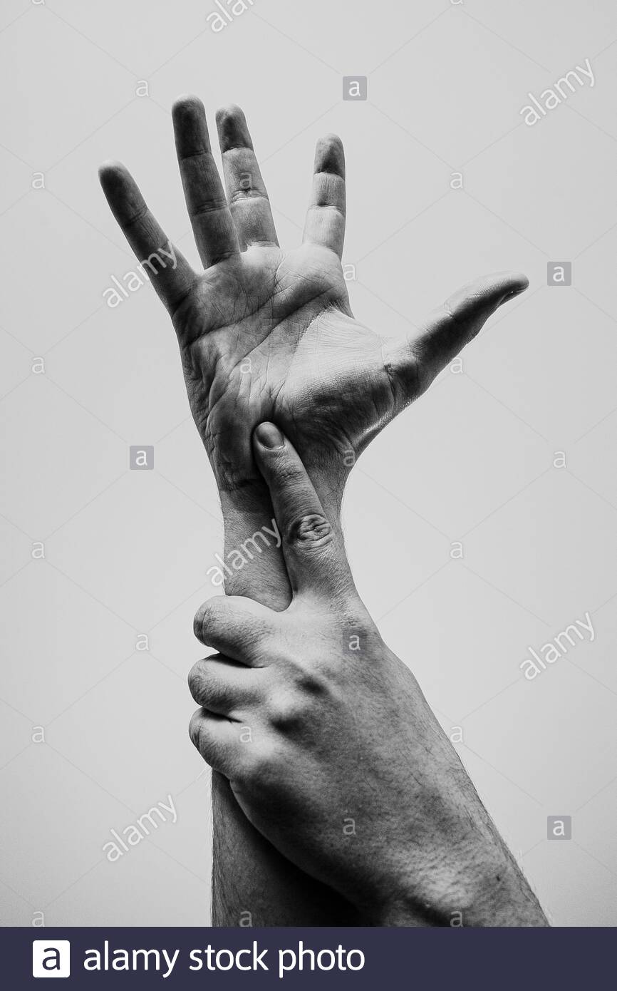 Middle Finger Black And White Stock Photos Images Alamy