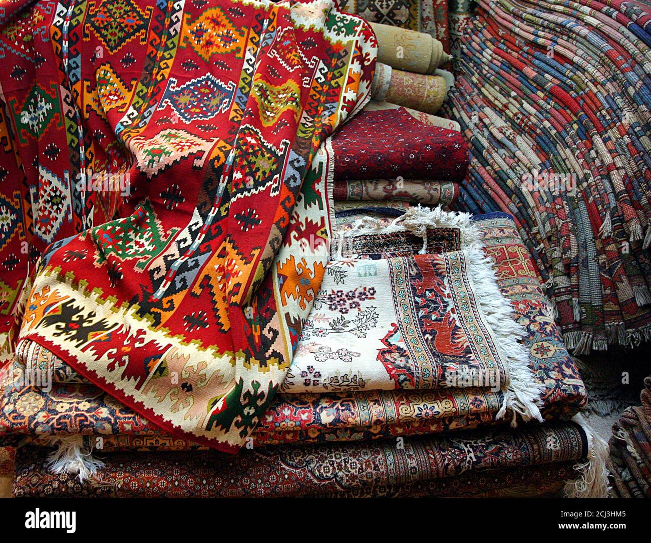 Traditional Turkish Carpet at Kapalicarsi Grand Bazaar in Istanbul