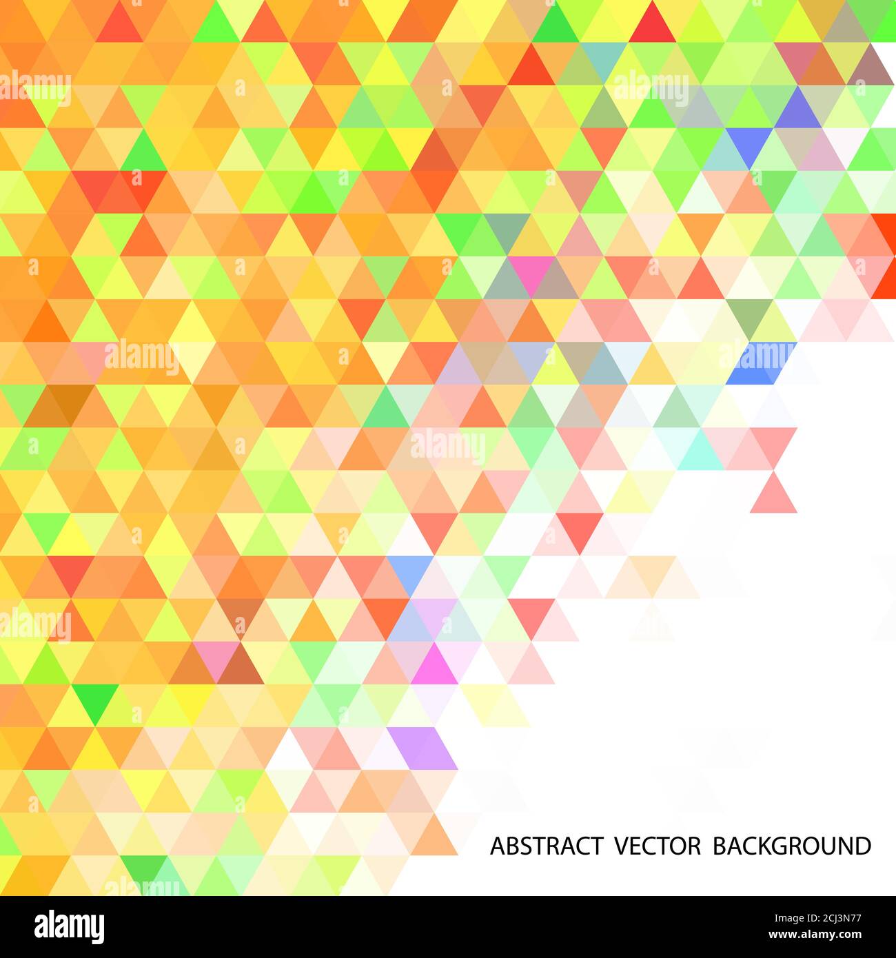 Abstract vector background. Design element - colored triangles Stock Vector