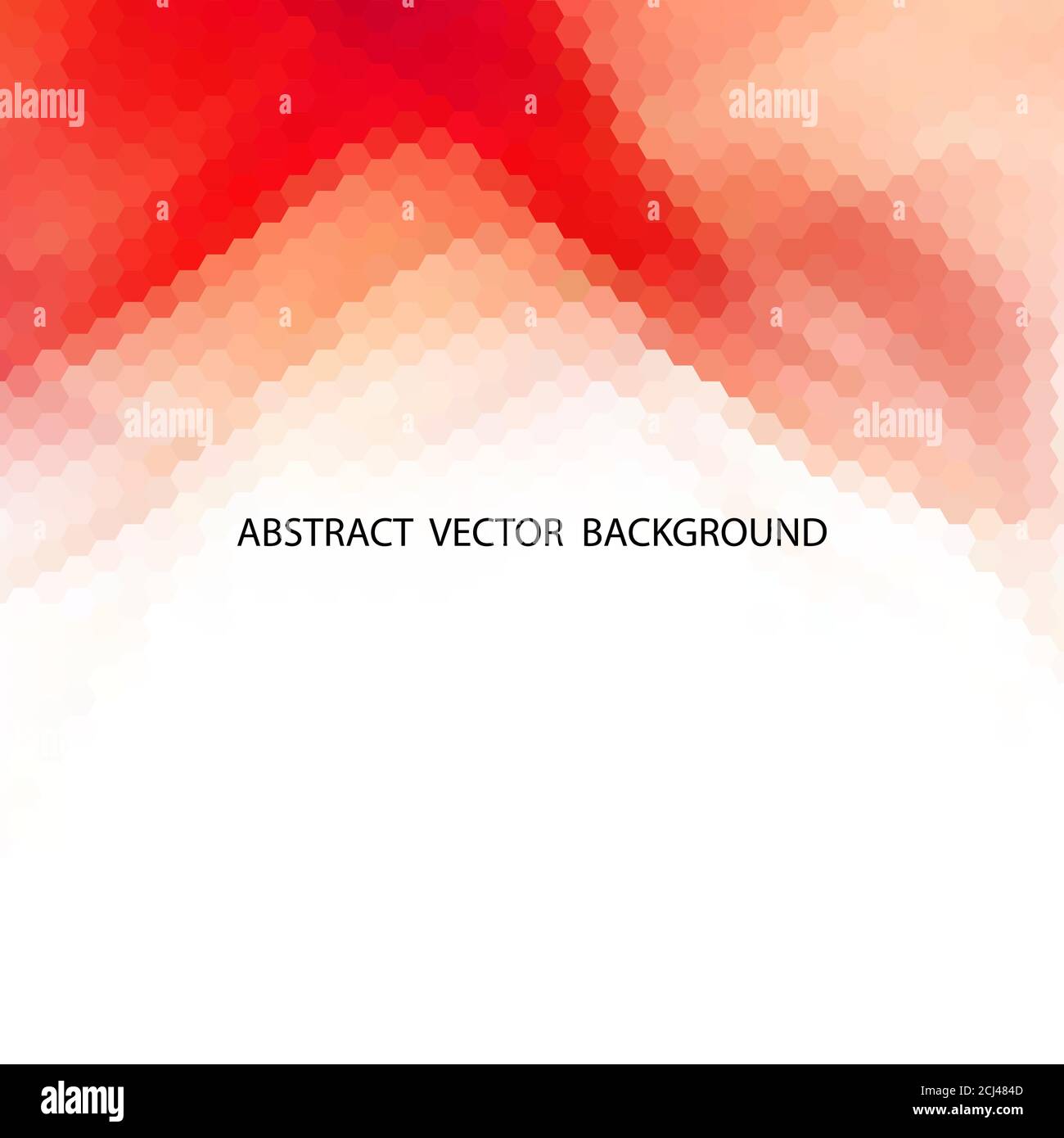 Red hexagon background. Geometric abstraction Stock Vector Image & Art ...