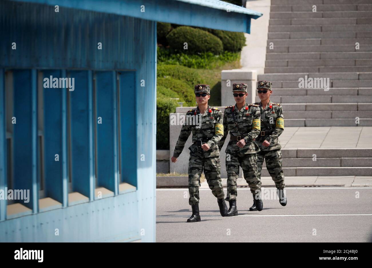 Korea Dmz Soldiers Patrol High Resolution Stock Photography and Images ...