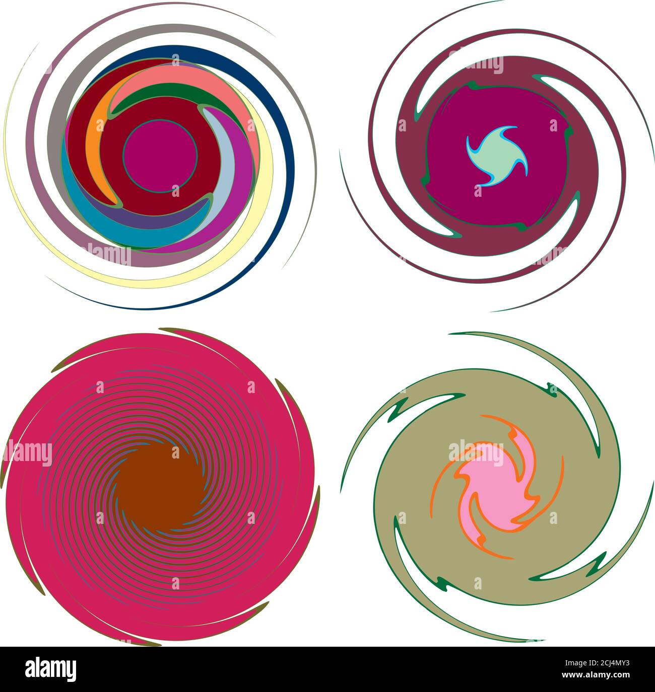 Vortex Gyre Abstract concentric, radial, concentric spiral, swirl, twirl and vortex ...