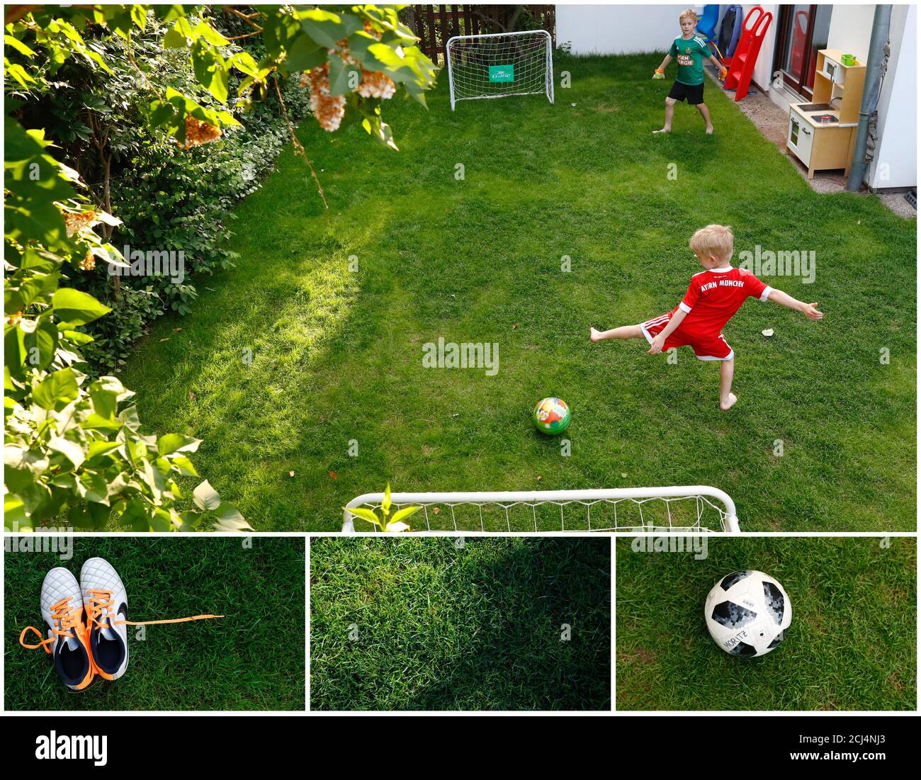Garden football pitch hires stock photography and images Alamy