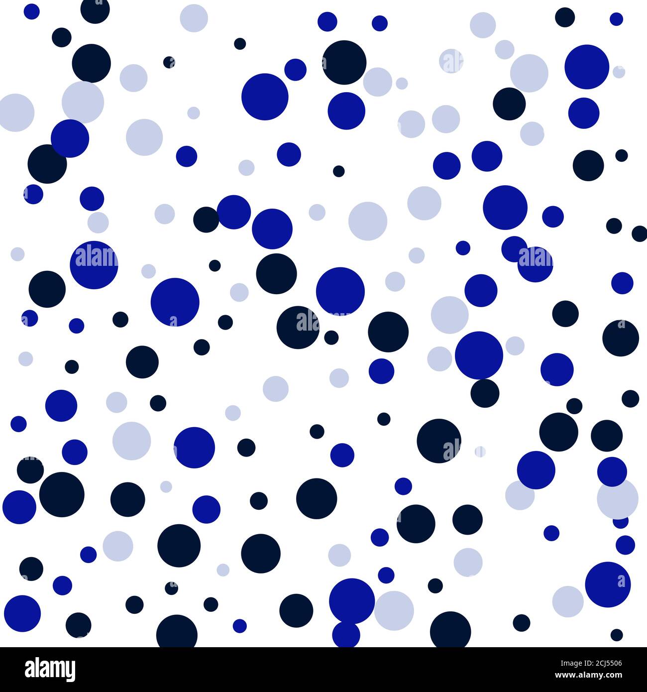 Vector background. Colored circles chaotic arrangement Stock Vector