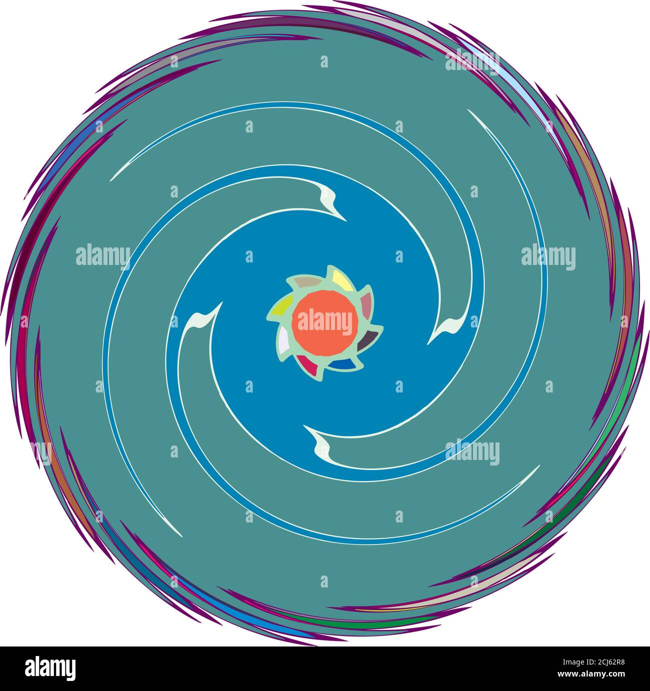 Vortex Gyre Abstract concentric, radial, concentric spiral, swirl, twirl and vortex ...