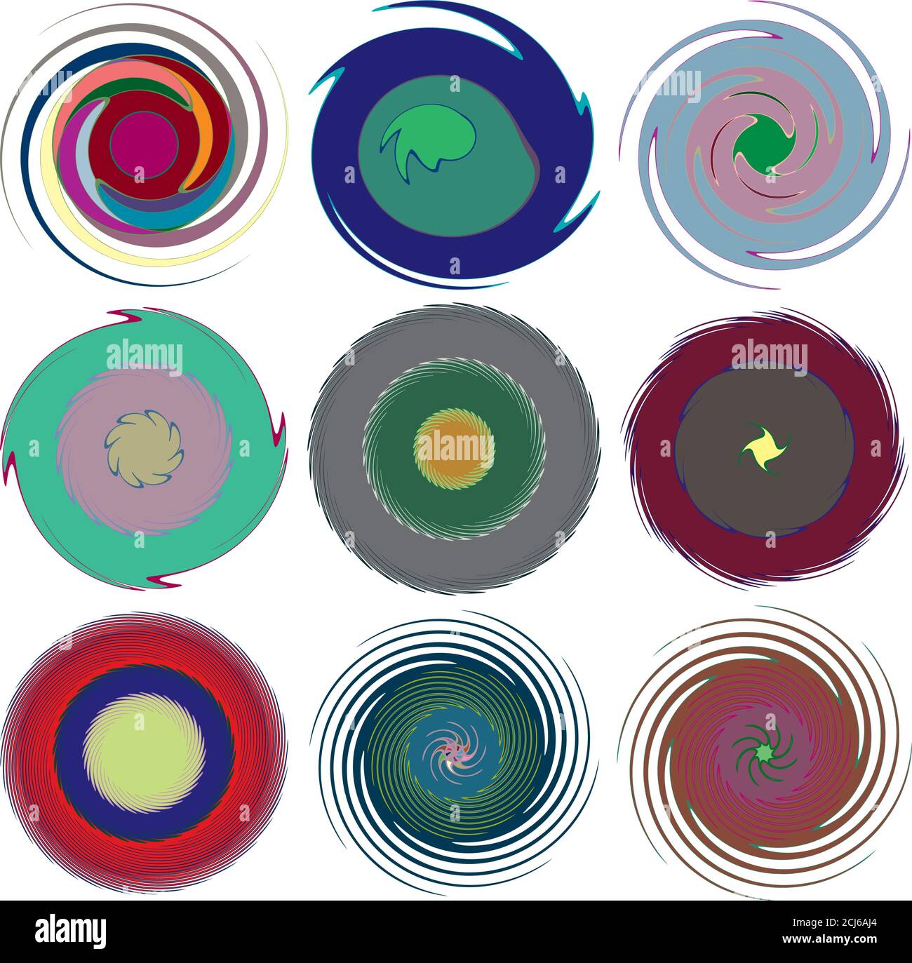 Vortex Gyre Abstract concentric, radial, concentric spiral, swirl, twirl and vortex ...