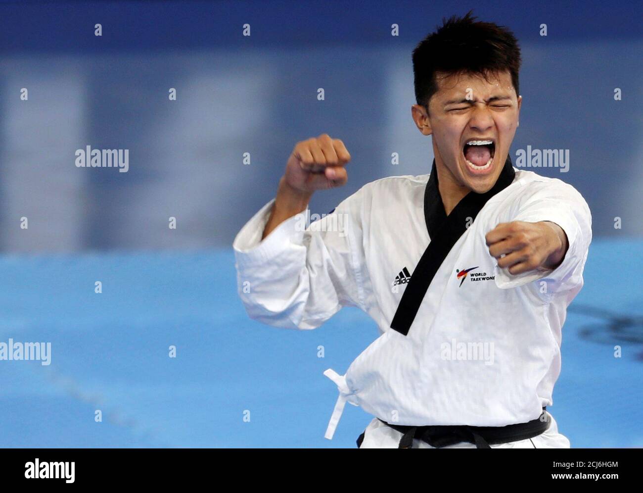 Southeast Asian Games - Taekwondo - Men's Recognized Poomsae Individual - Final - Rizal Memorial Sports Centre, Manila, Philippines - December 7, 2019 Philippines' Reyes Rodolfo Jr in action REUTERS/Feline Lim Stock Photo - Alamy Southeast Asian Games - Taekwondo - Men's Recognized Poomsae Individual - Final - Rizal Memorial Sports Centre, Manila, Philippines - December 7, 2019 Philippines' Reyes Rodolfo Jr in action REUTERS/Feline Lim Stock Photo - Alamy
