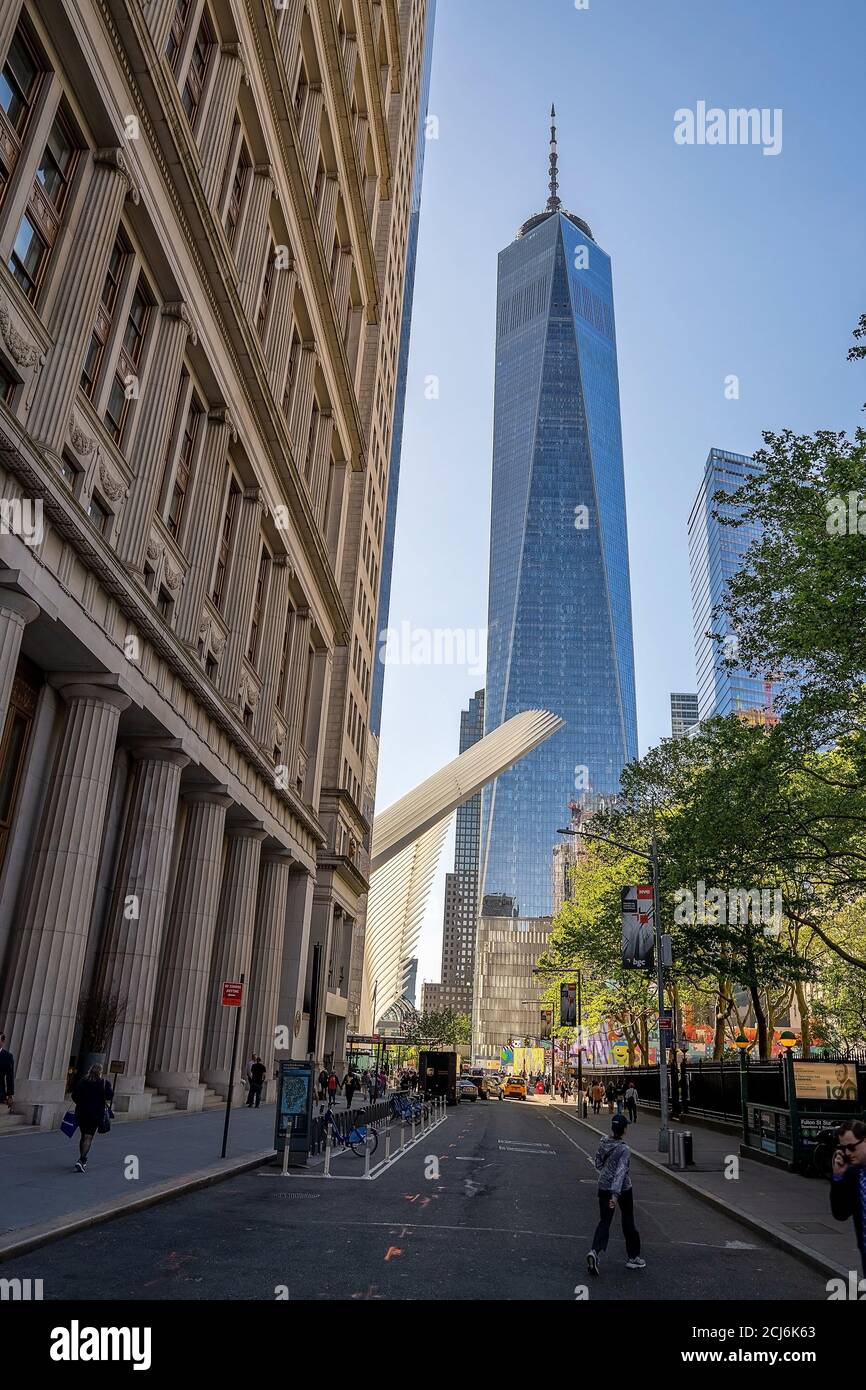 One World Trade Center, the Freedom Tower in New York Stock Photo - Alamy