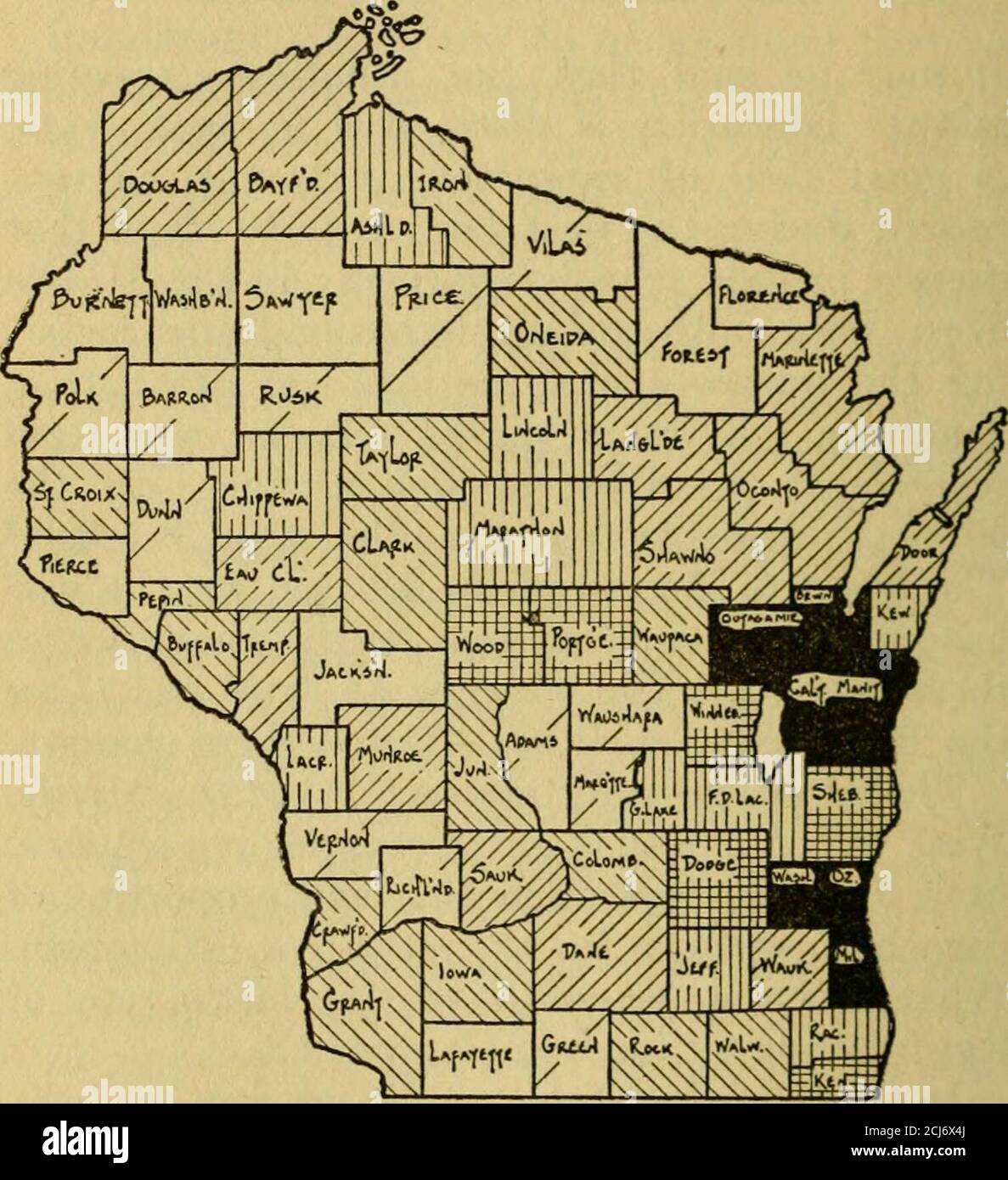 Van buren map hires stock photography and images Alamy