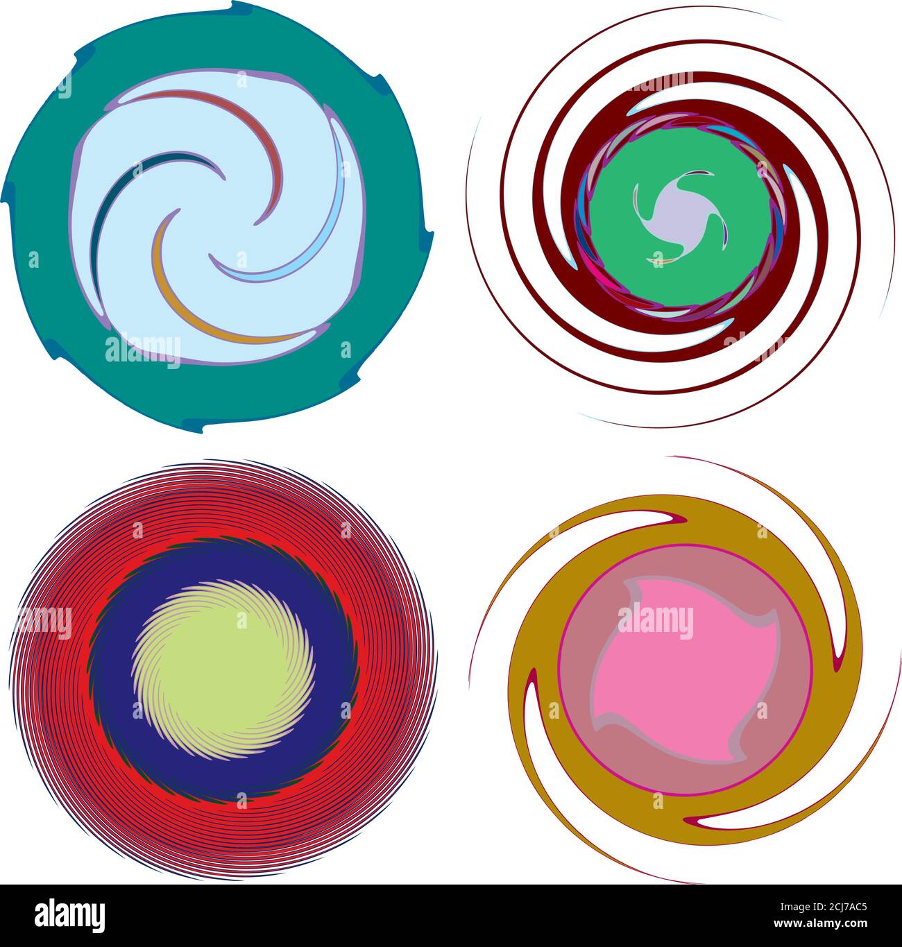 Vortex Gyre Abstract concentric, radial, concentric spiral, swirl, twirl and vortex ...