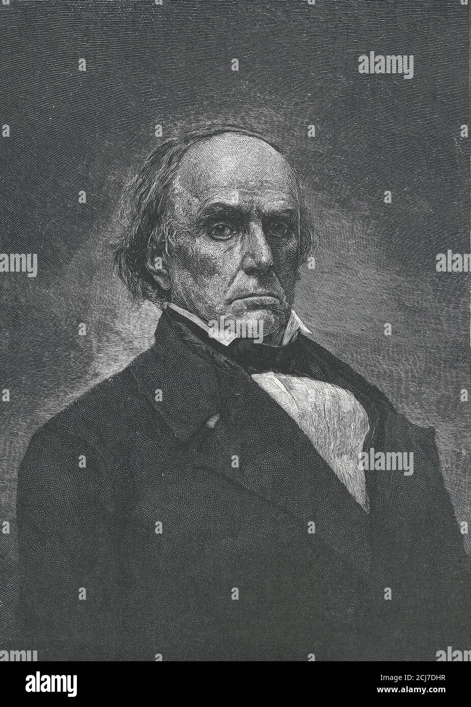 Daniel Webster - USA Senator and Statesman from Massachusetts Stock Photo