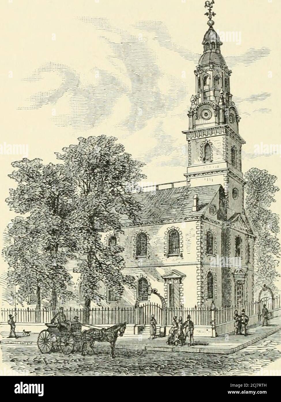 . History of the city of New York: its origin, rise and progress . 69, and was the rival in architecturalpretensions of St. Pauls Chapel. It was located on Fulton (Fair) Street,tlieu quite out of town.^ The Eev. Dr. John Henry Livingston was called to the pulpit the next year.He was young, scarcelytwenty-six years of age, ofsingular personal beauty,tall, athletic, and a pro-ficient in manly exercises.He had been graduatedfrom Yale at sixteen, aftera rigorous examinationnot only in the classics,but astronomy, mathe-matics, and jurisprudence;and he had traveled overEurope, studied theologyin Utr Stock Photo
