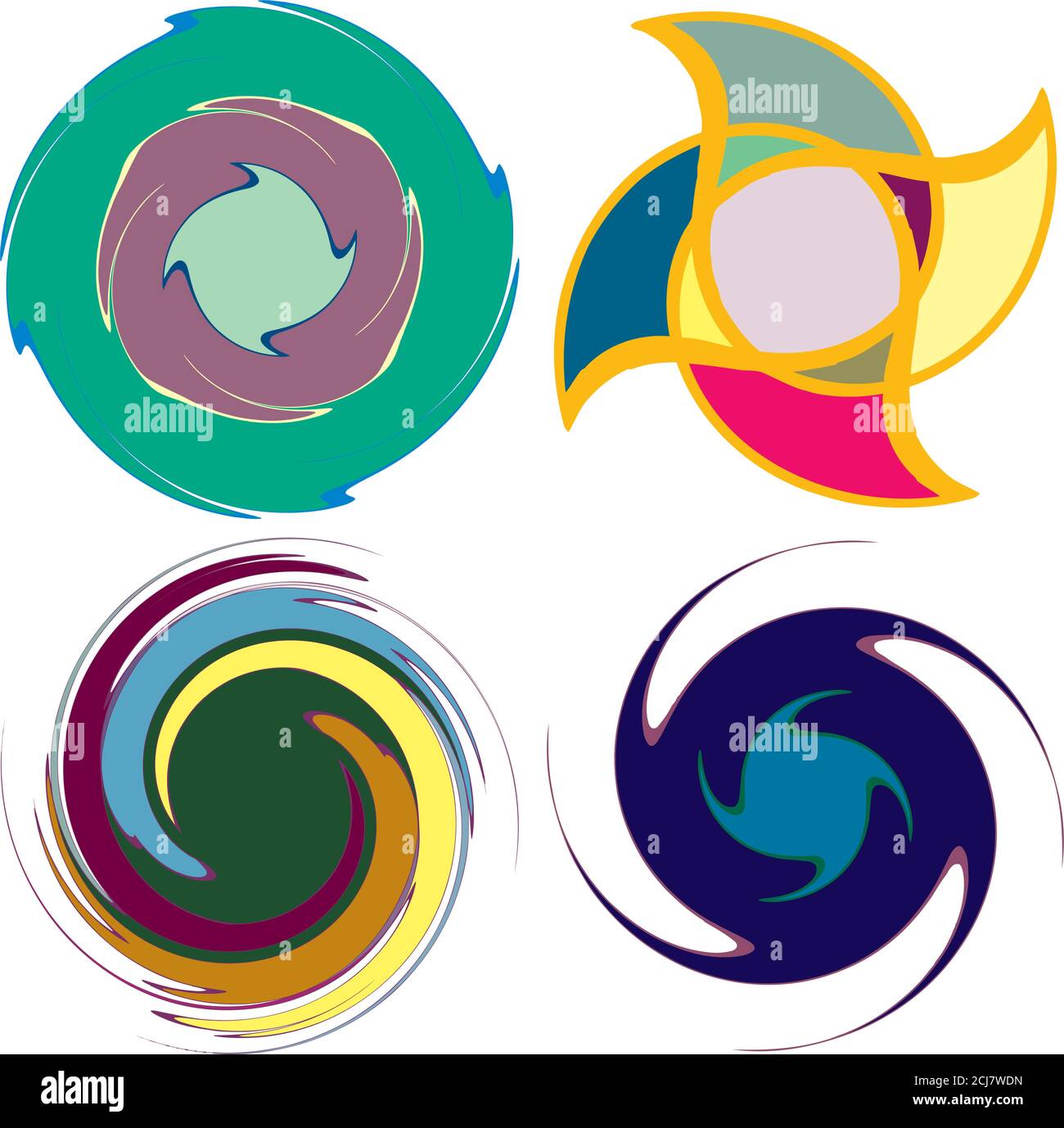 Vortex Gyre Abstract concentric, radial, concentric spiral, swirl, twirl and vortex ...