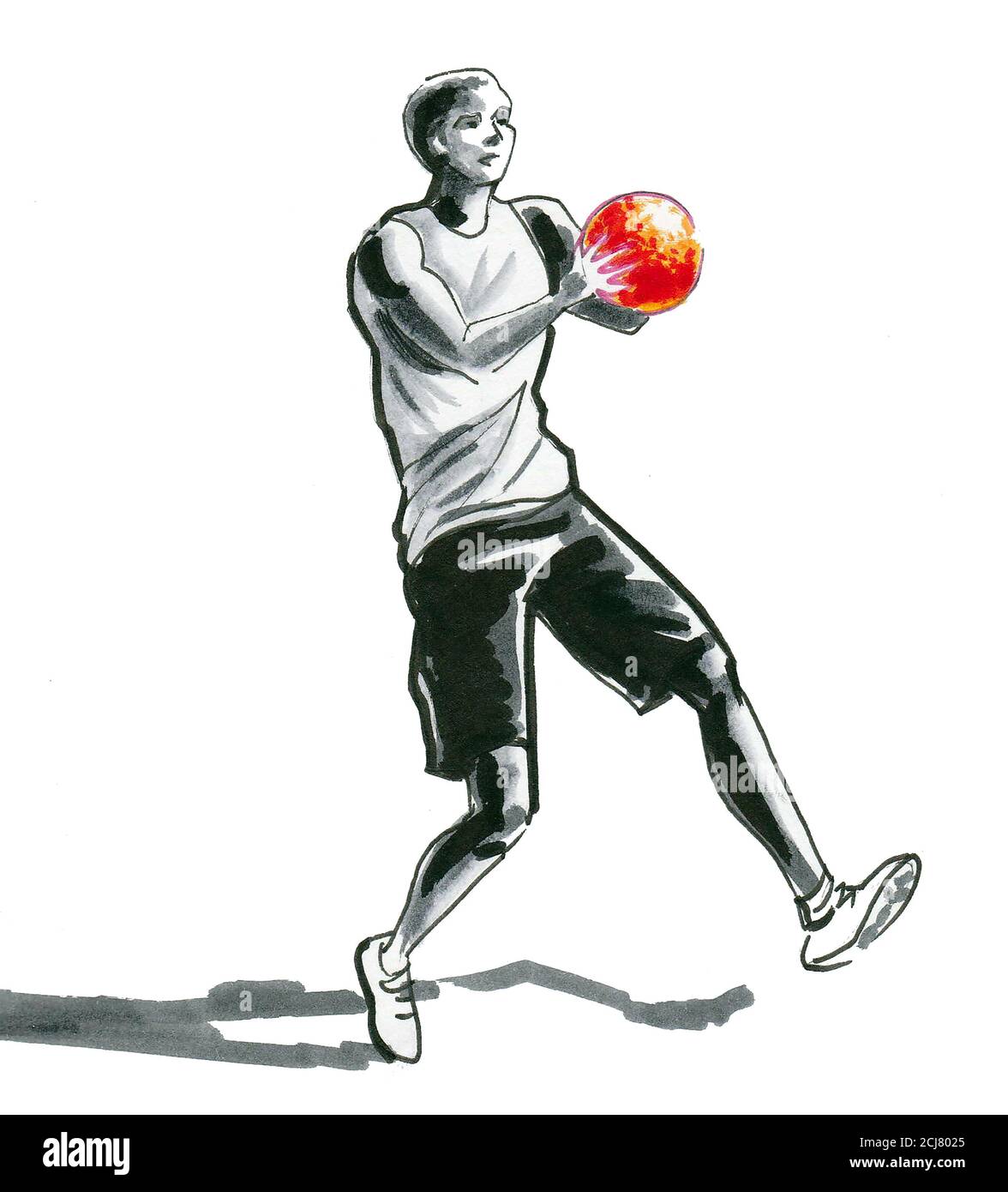 Basketball drawing hires stock photography and images Alamy