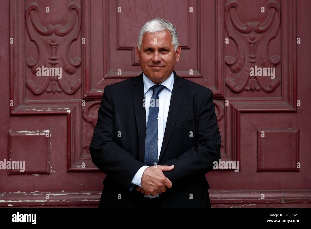 Jean-Claude Bellanger, general secretary of Les Compagnons du Devoir poses  in front of their headquarters in Paris, France, April 24, 2019. Around  10,000 students are trained every year by Les Compagnons du